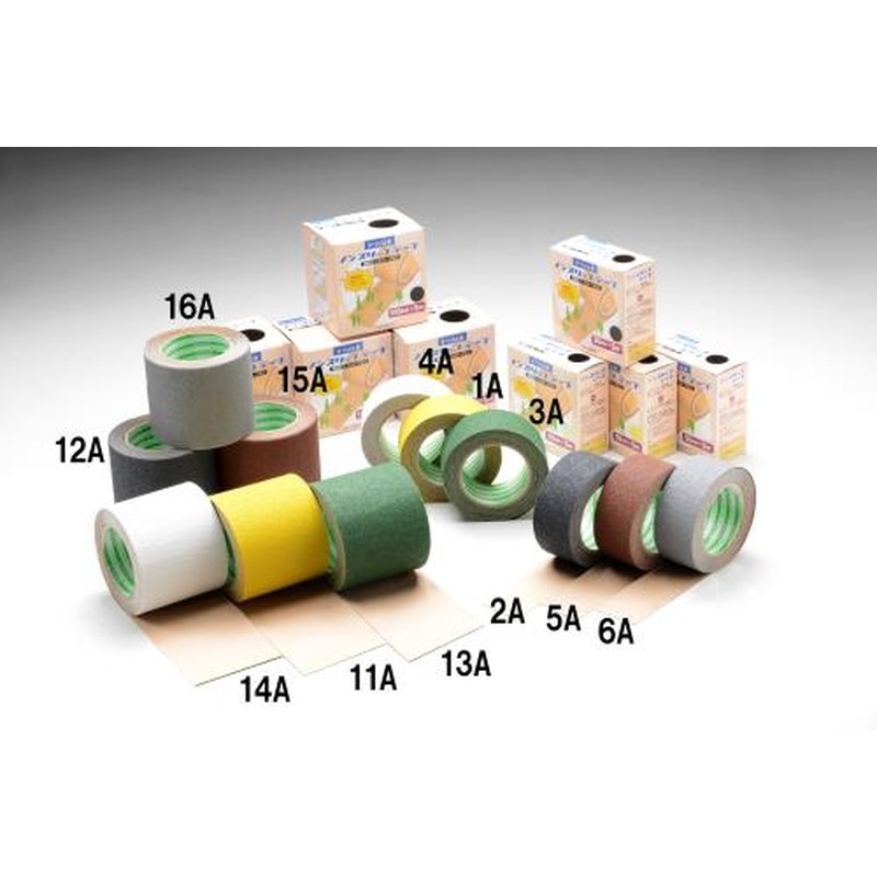 エスコ EA944DD-15A 100mmx5.0m滑り止めテープ(土足用/茶) 1個（ご注文単位1個）【直送品】