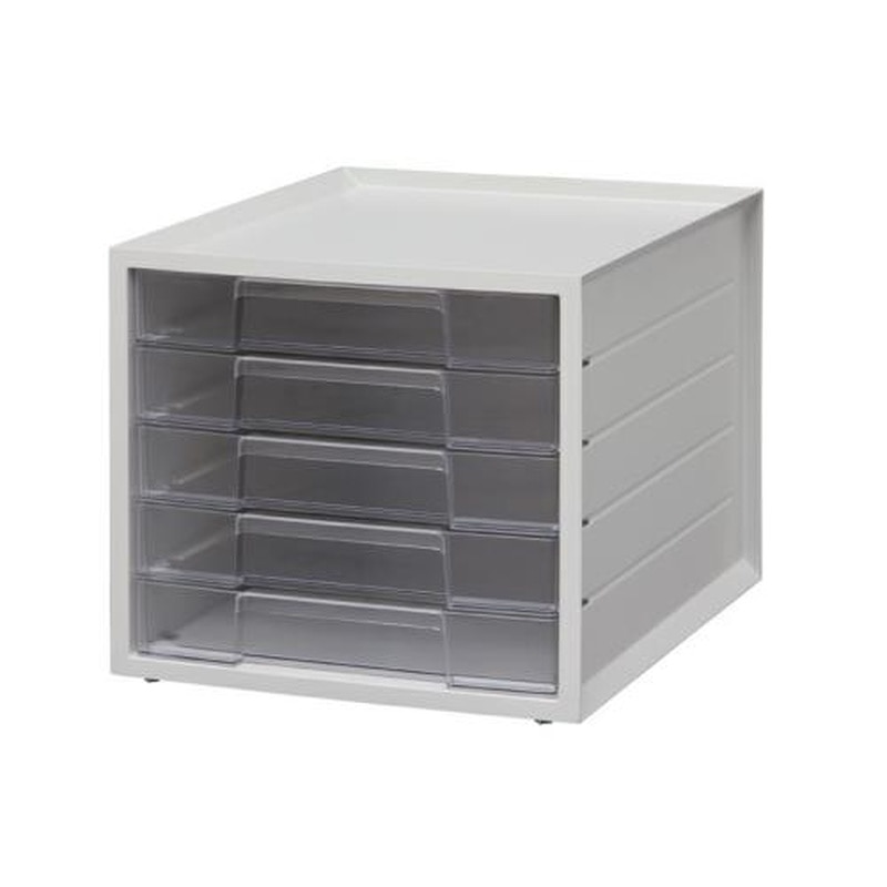 エスコ EA954JA-71B 276x335x252mm/5段レターケース 1個（ご注文単位1個）【直送品】