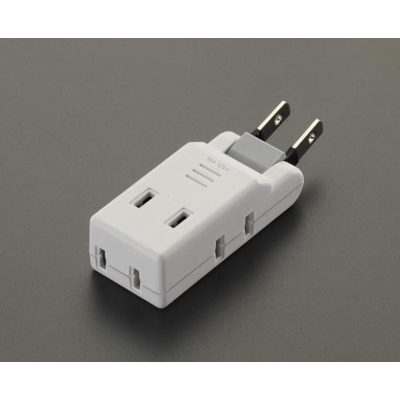 エスコ EA940CD-18B AC125V/15Aコーナータップ(極小型) 1個（ご注文単位1個）【直送品】