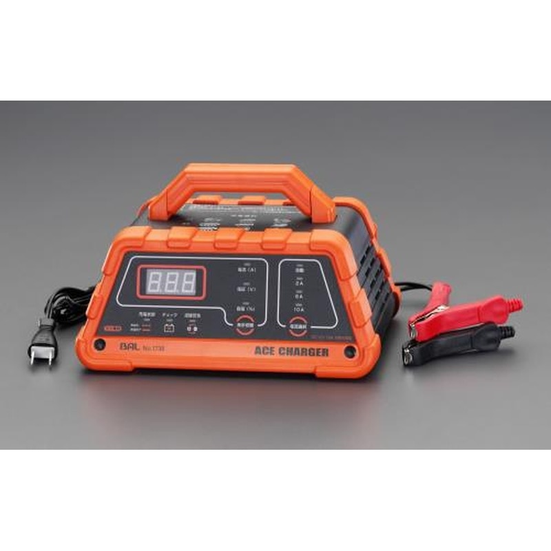 エスコ EA815YA-6A AC100V自動充電器 1個（ご注文単位1個）【直送品】