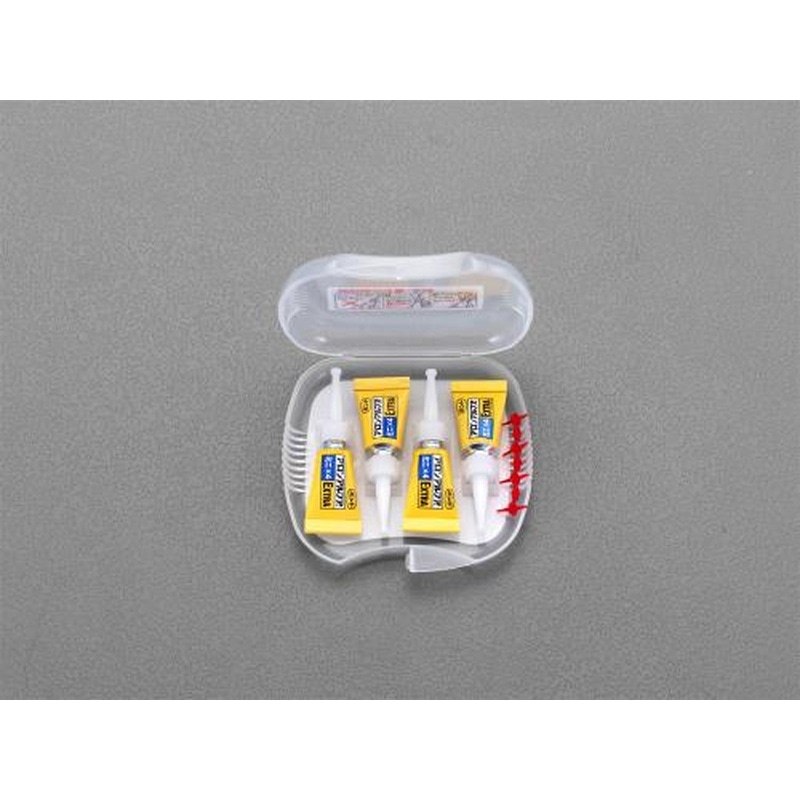 エスコ EA936A-19 0.5gx4本瞬間接着剤(使い切り用) 1個(ご注文単位1個)【直送品】