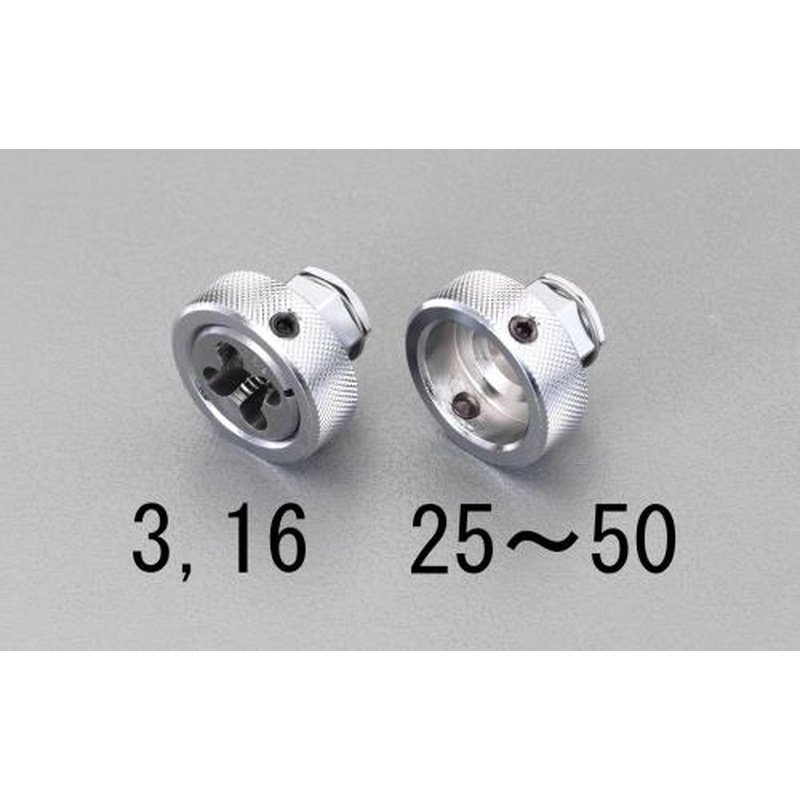 エスコ EA829MS-50 φ50mm用丸ダイスホルダー 1個（ご注文単位1個）【直送品】