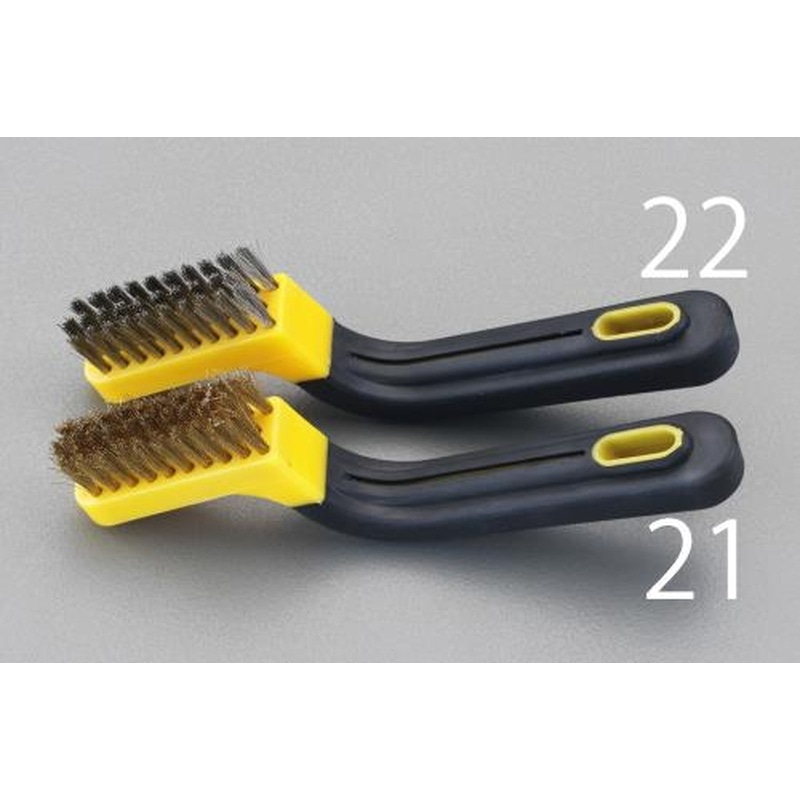 エスコ EA109E-22 170mmワイヤーブラシ(ステンレス製) 1個（ご注文単位1個）【直送品】