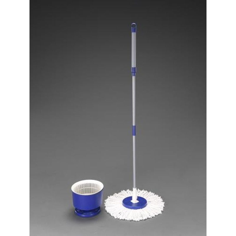 エスコ EA928AB-240 回転モップ(洗浄カゴ付) 1個(ご注文単位1個)【直送品】