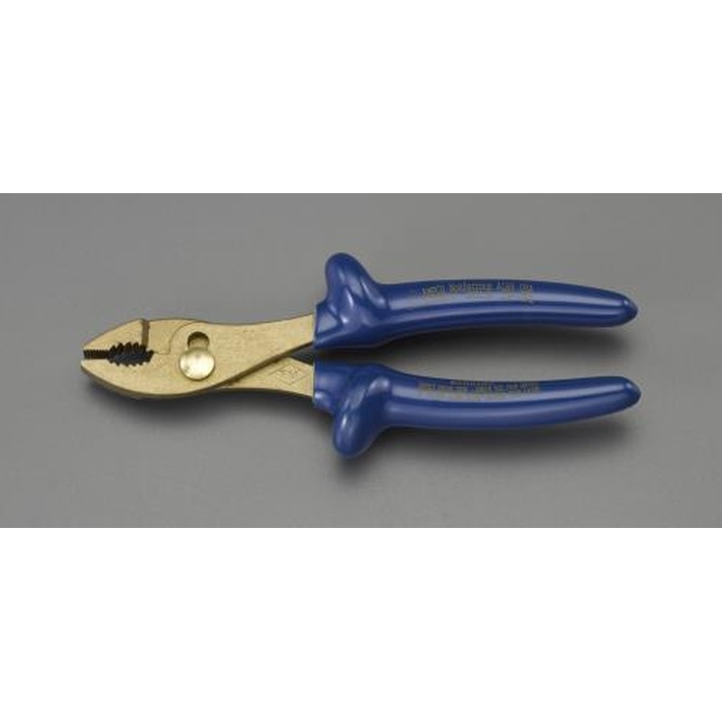 エスコ EA642ZA-1 200mmコンビネーションプライヤー(絶縁・防爆) 1個（ご注文単位1個）【直送品】