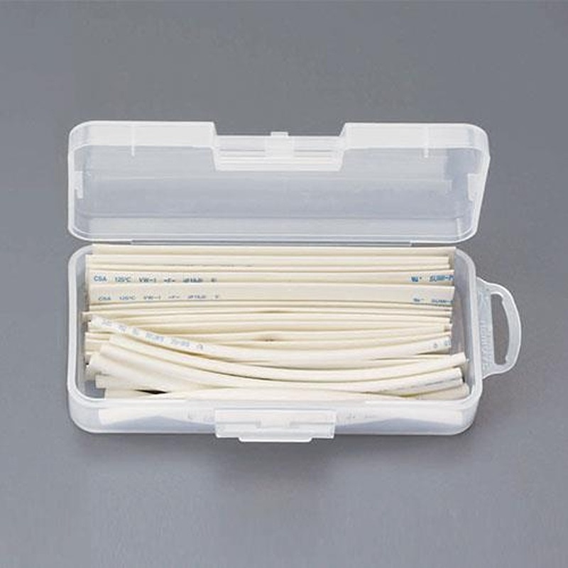 エスコ EA944BF-26 熱収縮チューブセット(白/25ピース) 1個(ご注文単位1個)【直送品】