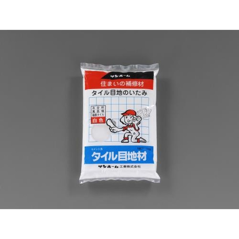 エスコ EA934HA-56 1.0kgタイル目地材(白色) 1個（ご注文単位1個）【直送品】