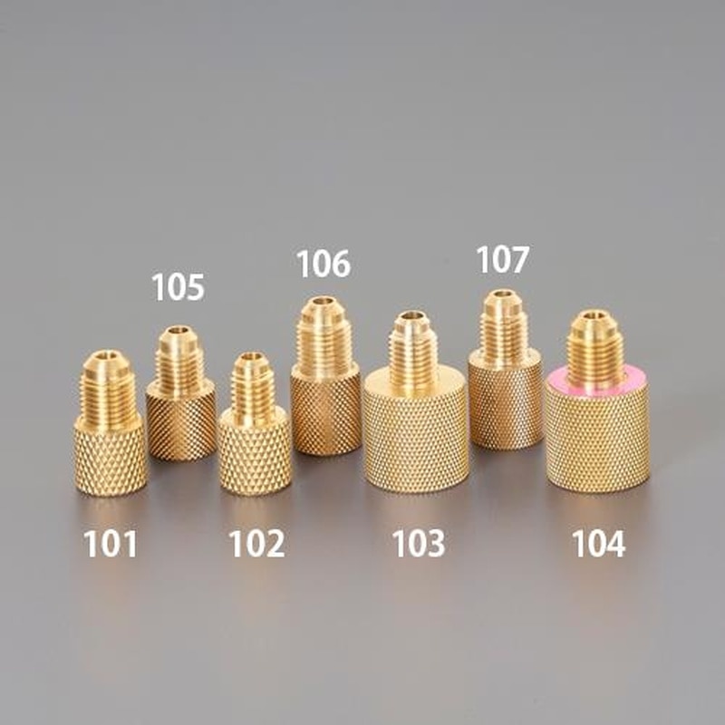 エスコ EA443D-101 F1/4”xF5/16”フレアーアダプター(雌/雄) 1個(ご注文単位1個)【直送品】