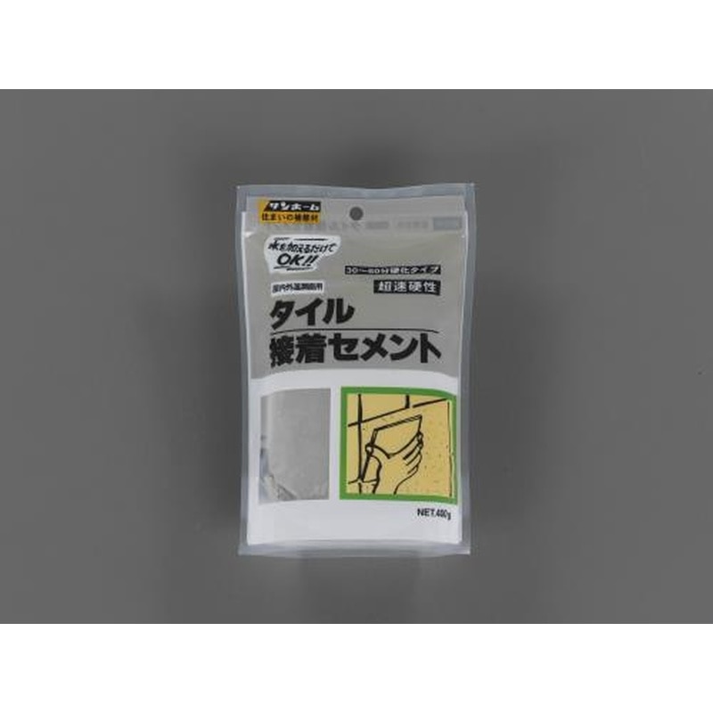 エスコ EA934HA-62 400gタイル接着セメント 1個（ご注文単位1個）【直送品】