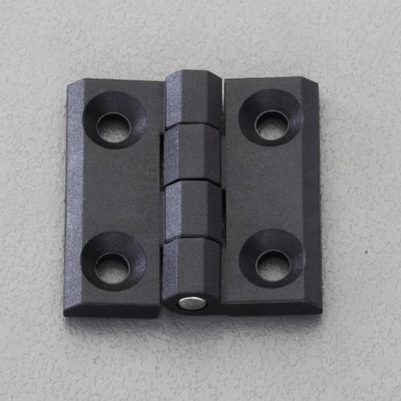 エスコ EA951CY-540 40x40mmフラットヒンジ(樹脂製) 1個(ご注文単位1個)【直送品】