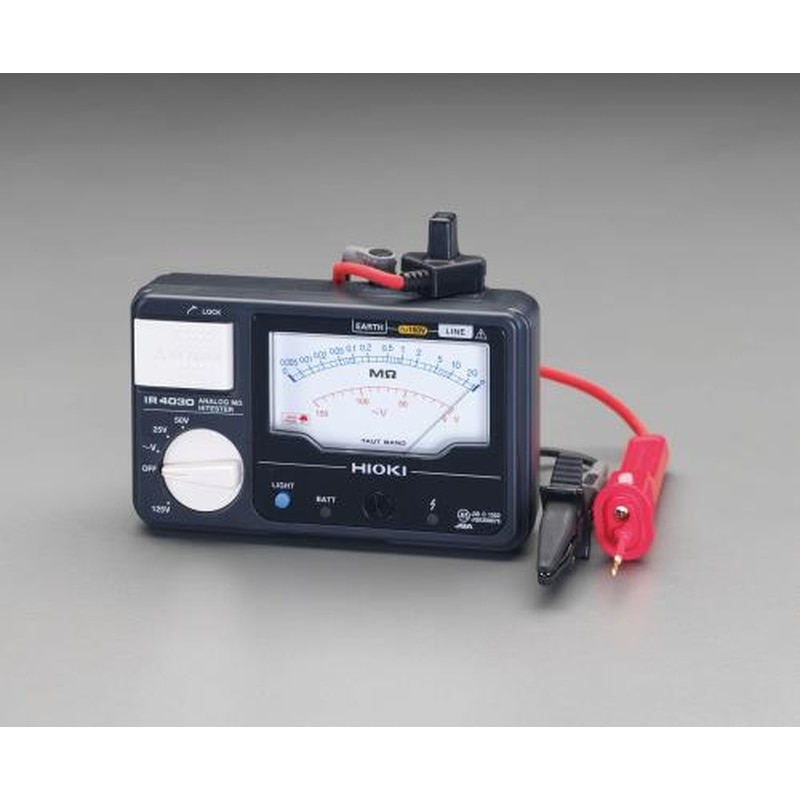 エスコ EA709BC-4 アナログ絶縁抵抗計(3レンジ) 1個（ご注文単位1個）【直送品】
