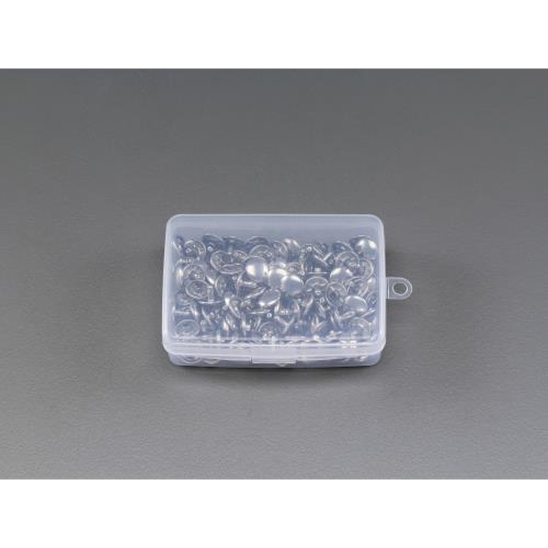 エスコ EA576MV-32 9mm/5-7mmカシメピン(ステンレス製/100組) 1個(ご注文単位1個)【直送品】