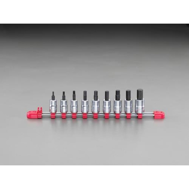 エスコ EA618PX 3/8”DR/3-12mm/9個組［INHEX]ビットソケット 1個（ご注文単位1個）【直送品】