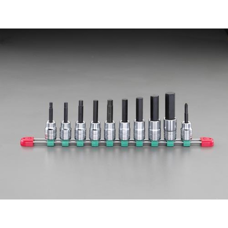 エスコ EA618RX 1/2”DR/5-17mm［HEX]ビットソケットセット 1個（ご注文単位1個）【直送品】