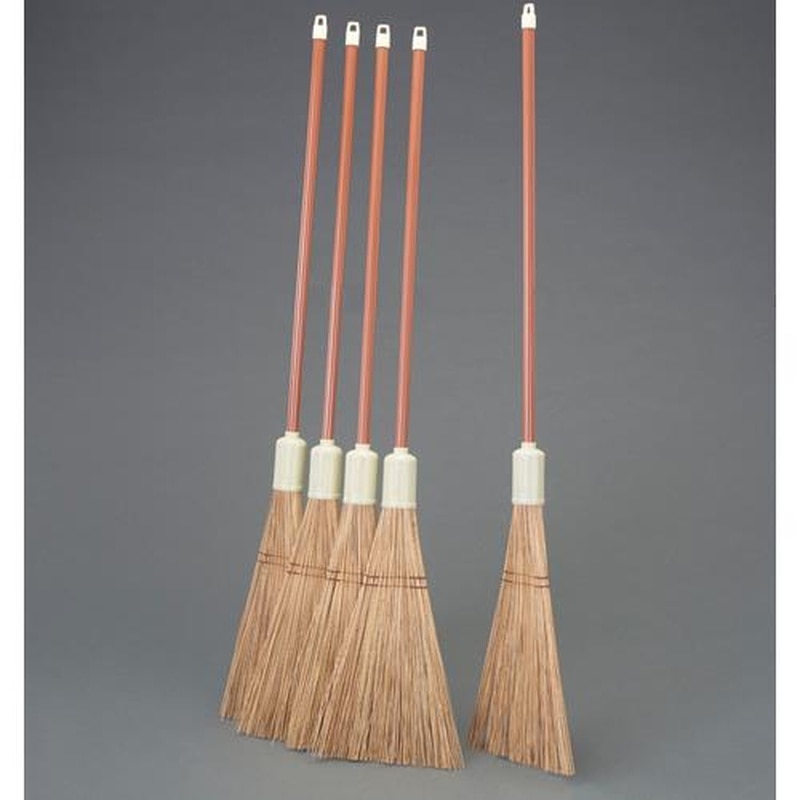 エスコ EA928CC-102 1350mmヤシ葉ほうき(5本) 1個(ご注文単位1個)【直送品】