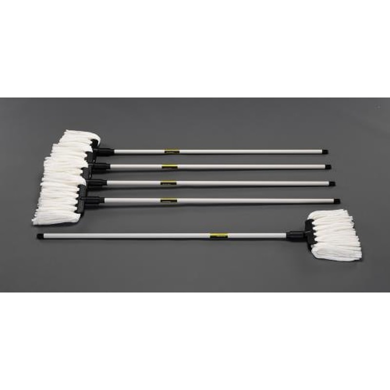 エスコ EA928AB-311 180x1335mm水拭きモップ(5本) 1個（ご注文単位1個）【直送品】