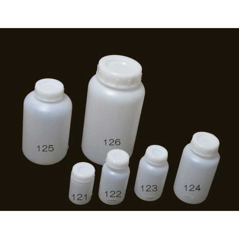 エスコ EA508AJ-126 φ126x235.5mm/2.0L広口ポリ容器 1個（ご注文単位1個）【直送品】