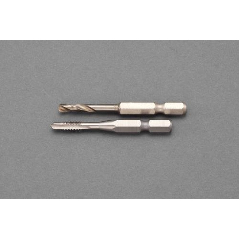 エスコ EA829BE-5 M5x0.8mmタップ(六角軸・ガイド付) 1個（ご注文単位1個）【直送品】