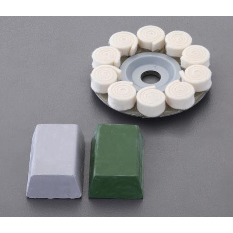 エスコ EA818-12 φ100mmフェルトバフセット(オフセット型) 1個（ご注文単位1個）【直送品】