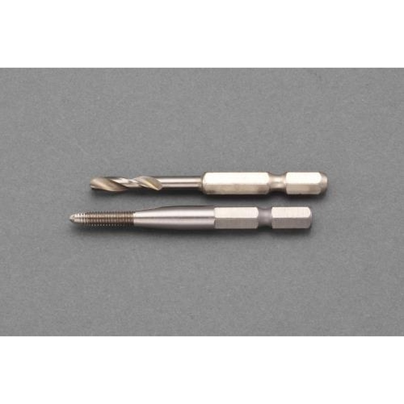 エスコ EA829BD-6 M6x1.0mmタップ(六角軸・下穴ドリル付) 1個（ご注文単位1個）【直送品】