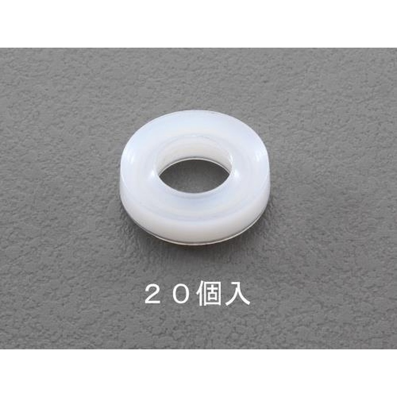 エスコ EA949ZC-2 M2/2.1x5.0x2.0mmゆるみ止めワッシャー(ナイロン) 1個(ご注文単位1個)【直送品】