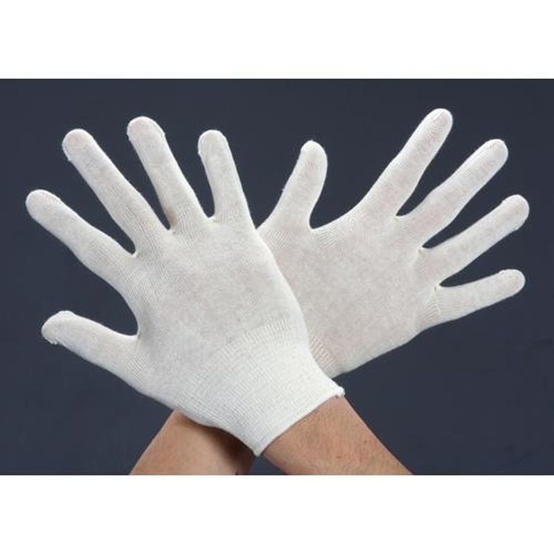 エスコ EA354GL-11[フリー/220mm]手袋・インナー(綿シームレス/20枚) 1個（ご注文単位1個）【直送品】