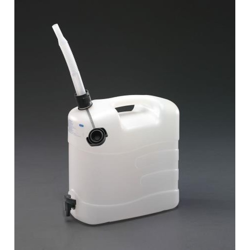 エスコ EA508AS-220 20Lウォーターポリタンク(ノズル・コック付) 1個（ご注文単位1個）【直送品】