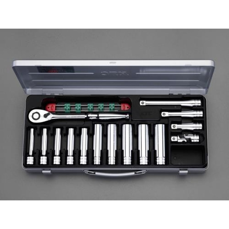 エスコ EA618R-6 1/2”DRソケットレンチセット 1個（ご注文単位1個）【直送品】