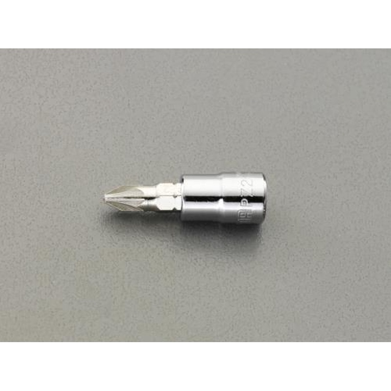 エスコ EA687AM-13 1/4”DR/#3x37mm(Pozidriv)ビットソケット 1個（ご注文単位1個）【直送品】
