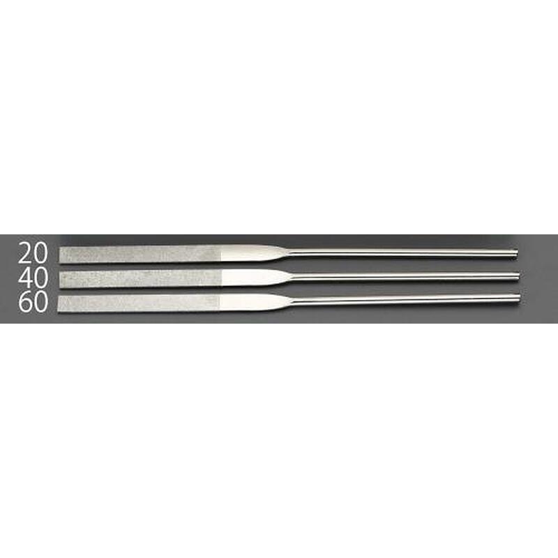 エスコ EA826NC-40 200mm/#400ダイヤモンドやすり(精密・平) 1個（ご注文単位1個）【直送品】