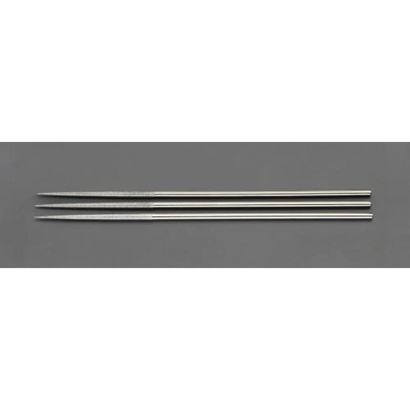 エスコ EA826NE 200mmダイヤモンドヤスリ(精密・丸/3粒度・3本組) 1個（ご注文単位1個）【直送品】