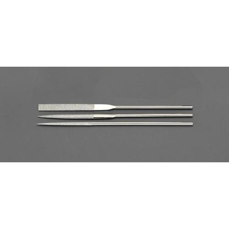 エスコ EA826NK-60 140mm/#600ダイヤモンドヤスリ(精密・3種・3本組) 1個（ご注文単位1個）【直送品】