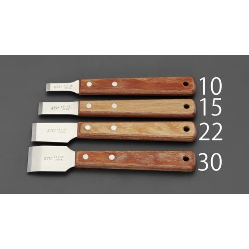 エスコ EA524A-22 22x180mm［ステンレス製]スクレーパー 1個（ご注文単位1個）【直送品】