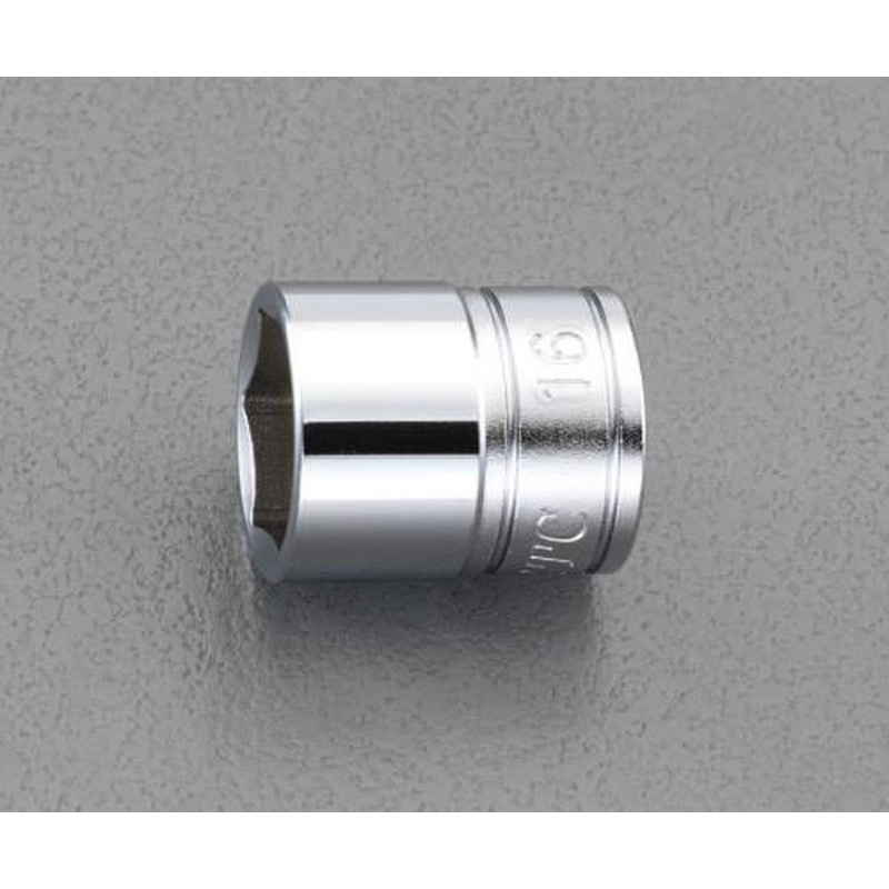 エスコ EA618PK-24 3/8”DRx24mmソケット(六角) 1個（ご注文単位1個）【直送品】