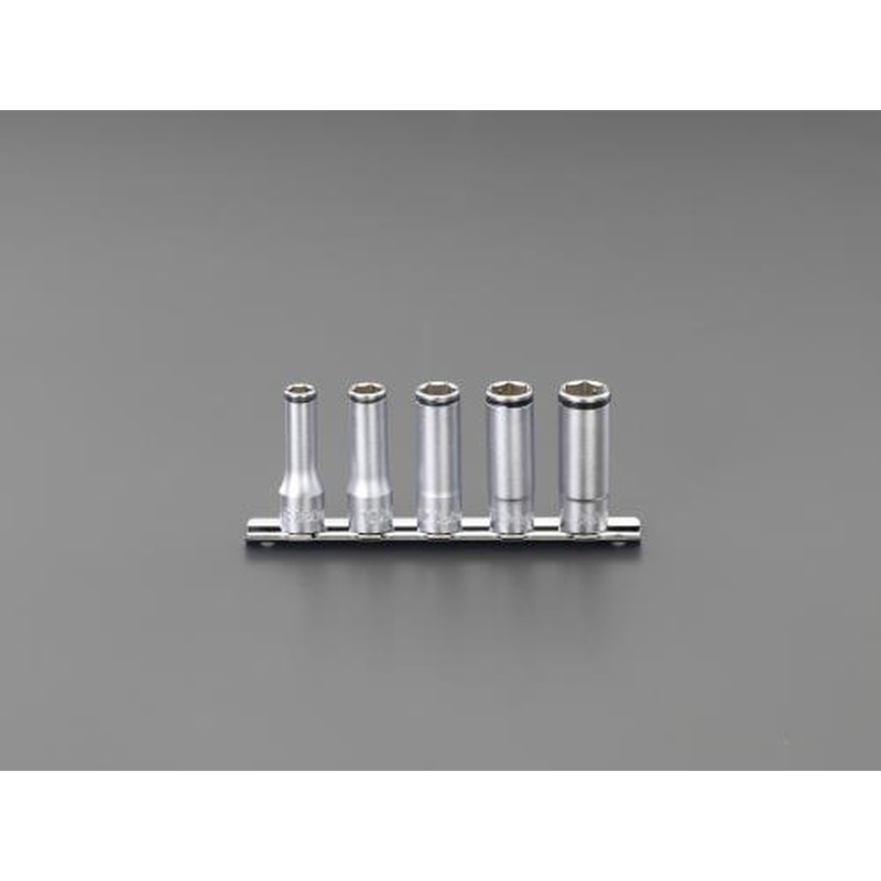 エスコ EA618BM-100 3/8”DR［ナットグリップ]ディープソケットセット 1個（ご注文単位1個）【直送品】