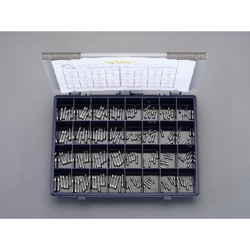 エスコ EA758ZZ-100 125V・250V/φ5.2・φ6.4mm管ヒューズセット 1個(ご注文単位1個)【直送品】