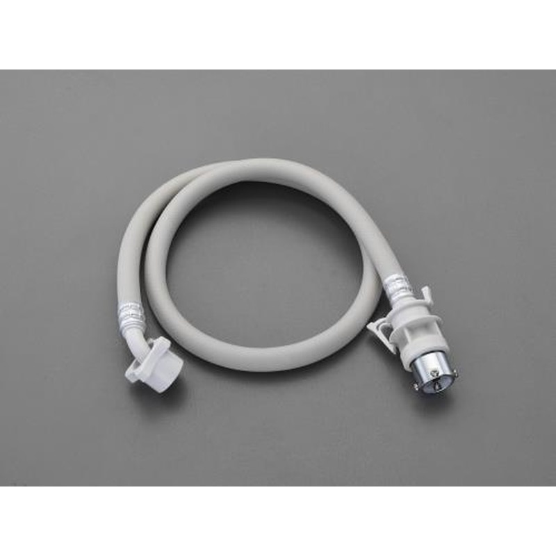 エスコ EA468CJ-23 2.0m洗濯機用ホース(ストッパー付) 1個(ご注文単位1個)【直送品】