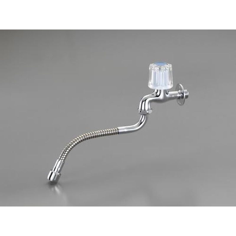 エスコ EA468BE-21 PJ1/2”自在水栓(フレキ付) 1個(ご注文単位1個)【直送品】