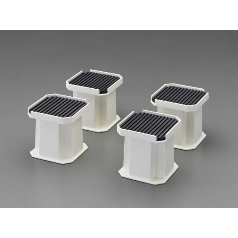 エスコ EA468CJ-100 105x105x104mm洗濯機用かさ上げ台(4個) 1個(ご注文単位1個)【直送品】