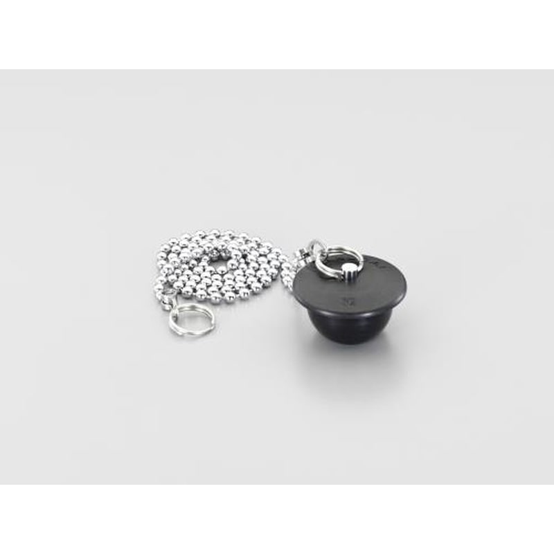 エスコ EA468K-62 32x42mmチェーン付ゴム栓 1個(ご注文単位1個)【直送品】