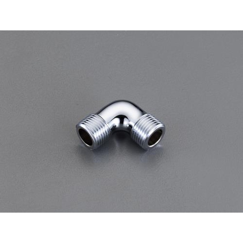 エスコ EA432LC-1 R1/2”xG1/2”フレキ用エルボ(クロムメッキ) 1個（ご注文単位1個）【直送品】