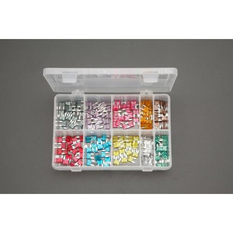 エスコ EA758ZR-100 2A-30A平型ミニヒューズセット 1個（ご注文単位1個）【直送品】