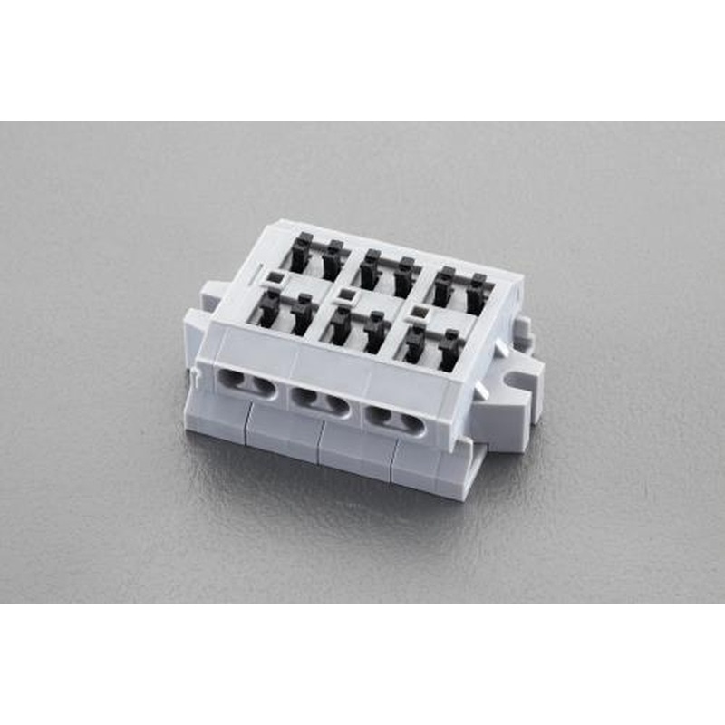 エスコ EA940DM-84 4極［DC300V/10A]スクリューレス端子台 1個（ご注文単位1個）【直送品】
