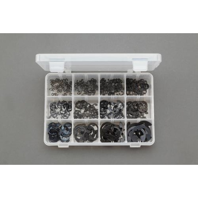 エスコ EA949YJ-2 2.3-19.0mmEクリップセット 1個（ご注文単位1個）【直送品】