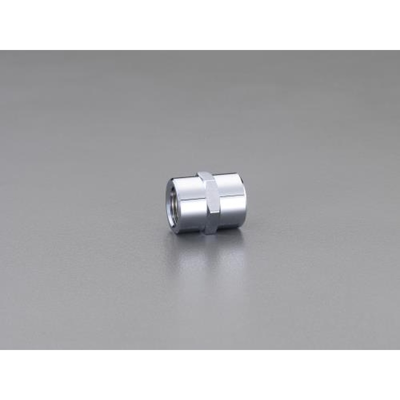 エスコ EA432MA-113 Rc1/2”xRc1/2”給水管用六角ソケット(クロムメッキ) 1個（ご注文単位1個）【直送品】