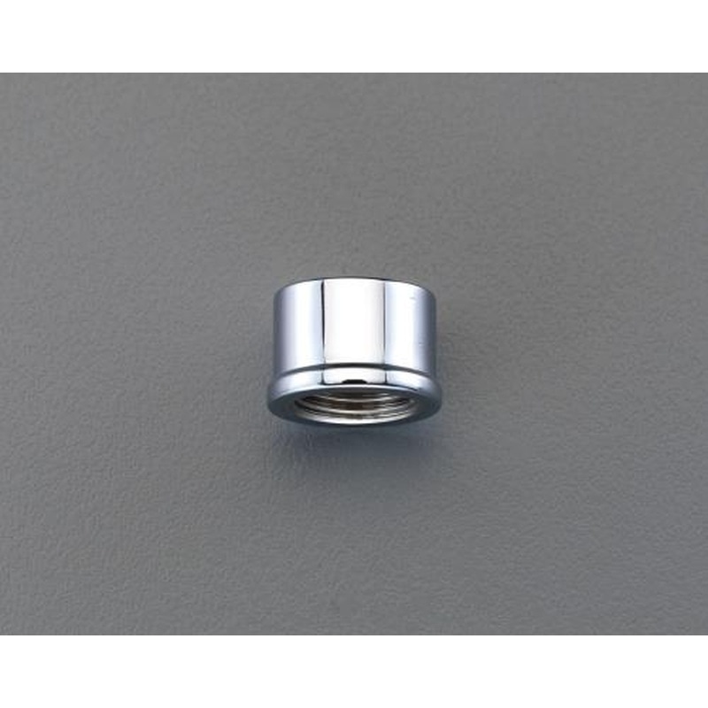 エスコ EA432mm-25 Rc1”給水管用キャップ(クロムメッキ) 1個(ご注文単位1個)【直送品】