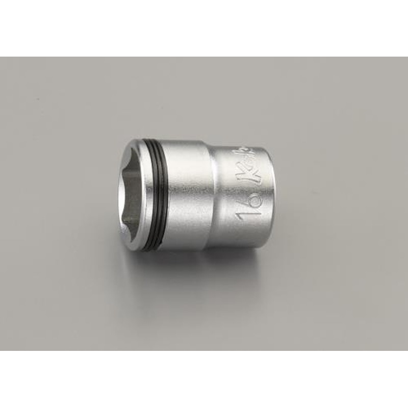 エスコ EA618BM-16 3/8”DRx16mm［ナットグリップ]ソケット 1個（ご注文単位1個）【直送品】