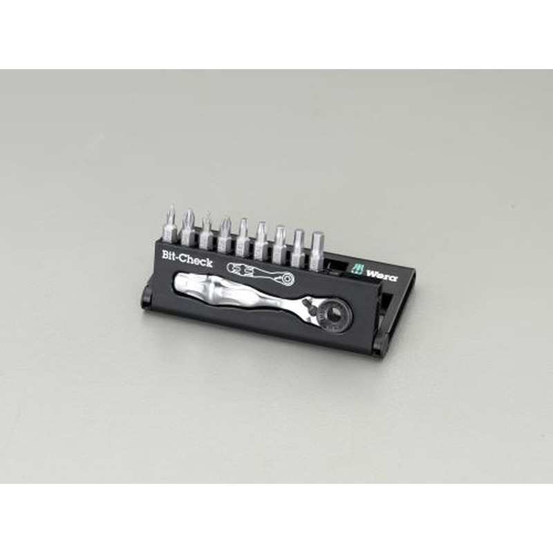 エスコ EA562WA-10[＋PoziHexTorx]ビットセット(ラチェット・H付) 1個（ご注文単位1個）【直送品】