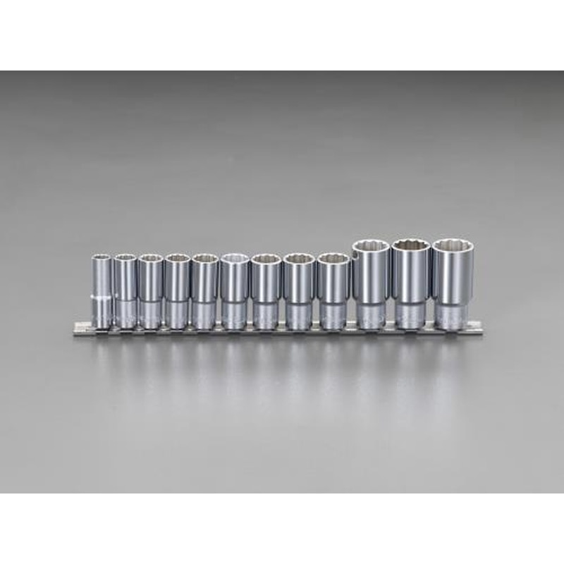 エスコ EA618JF-2 3/8”DRディープソケットセット 1個（ご注文単位1個）【直送品】