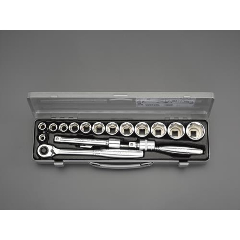 エスコ EA618K-16 1/2”DRソケットレンチセット 1個（ご注文単位1個）【直送品】